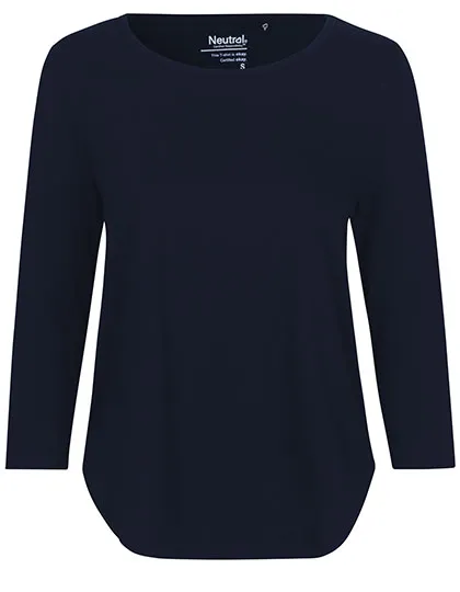 Damen-T-Shirt aus Bio-Baumwolle mit Dreiviertelärmeln