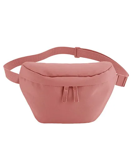 Bauchtasche aus recyceltem Polyester mit Rückfach