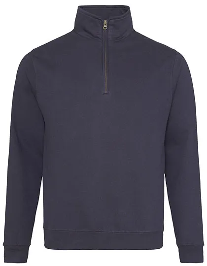 Sweatshirt mit kurzem Reißverschluss