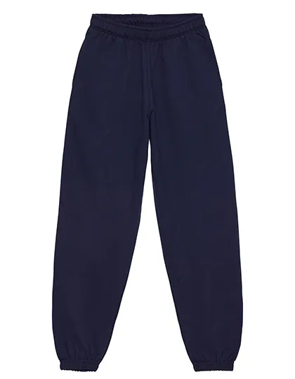 Jogginghose aus Baumwollmix mit Beinbündchen