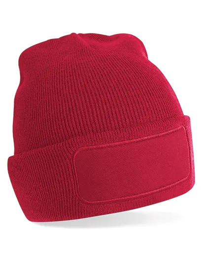 Beanie mit Baumwoll-Patch
