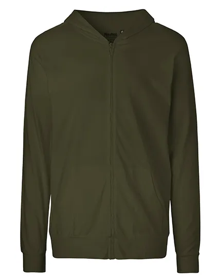 Leichte Unisex-Kapuzenjacke aus Bio-Baumwolle