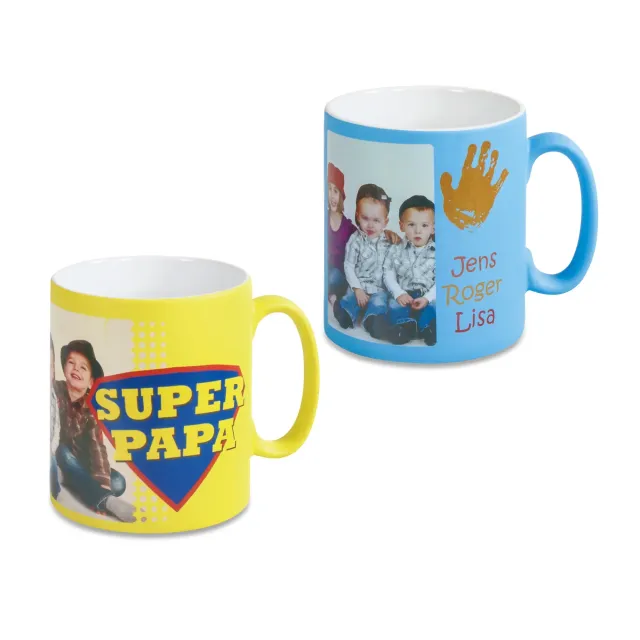 Matte Keramiktasse 300 ml in Gelb