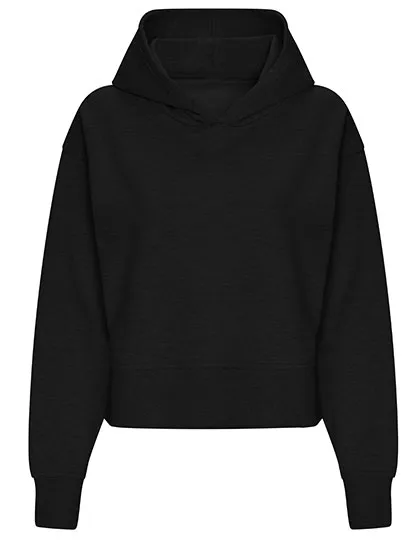 Damen-Hoodie mit lockerem Schnitt und Seitenschlitzen