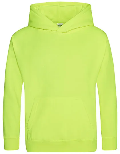 Kinder-Neon-Hoodie ohne Kordelzug