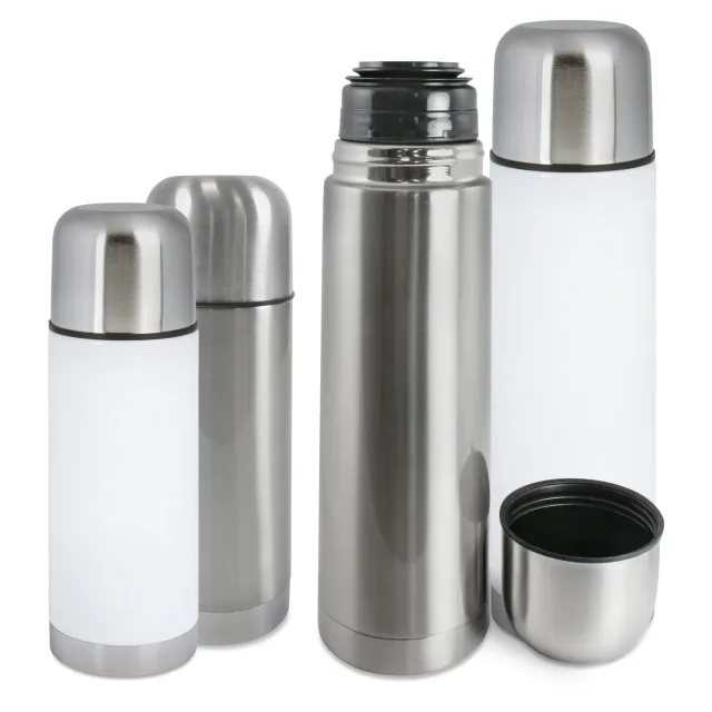 Edelstahl-Thermoflasche div. Farben, div. Größen