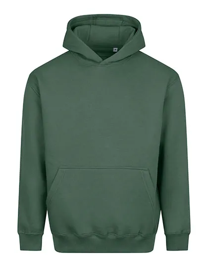 Locker geschnittener Hoodie ohne Kordelzug