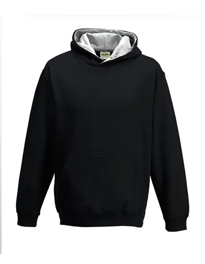 Kinder-Hoodie mit kontrastfarbener Kapuze
