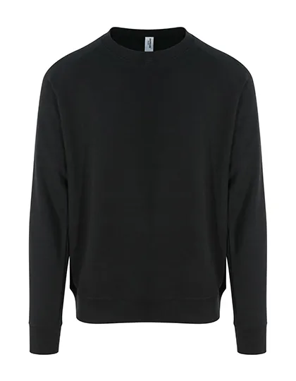 Schweres Rundhals-Sweatshirt mit Raglanärmeln