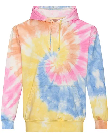 Batik-Hoodie mit Kängurutasche