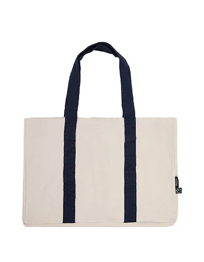 Strandtasche aus Bio-Baumwolle mit Innentaschen