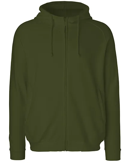 Unisex-Kapuzenjacke mit verdecktem Reißverschluss