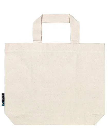 Bio-Baumwolltasche mit Innentasche in Nature