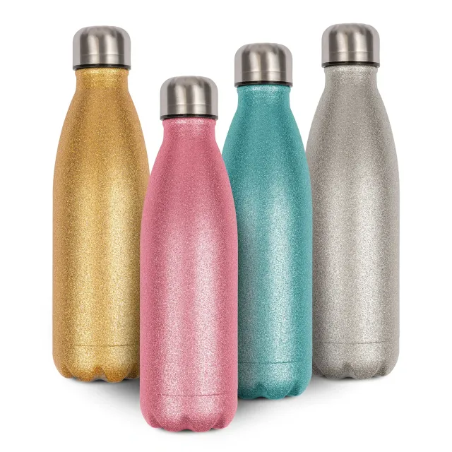 Edelstahl-Thermoflasche, 500 ml, mit SPARK-Oberfläche
