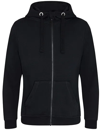Schwere Kapuzen-Sweatjacke mit Kinnschutz