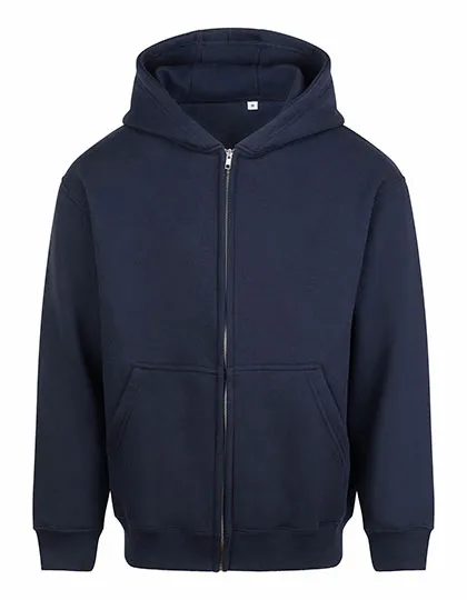 Locker geschnittene Kapuzen-Sweatjacke