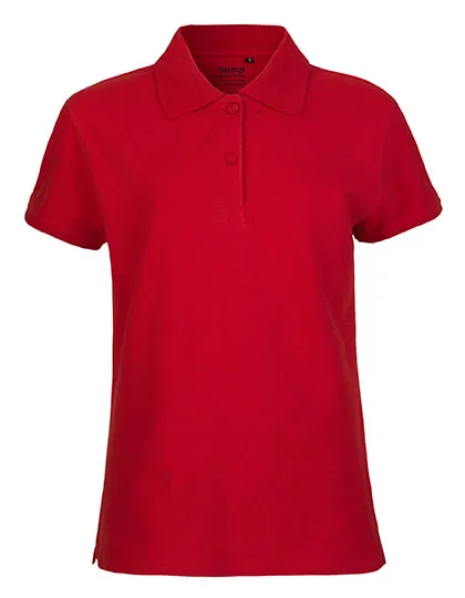 Damen-Poloshirt aus Bio-Baumwolle in Red