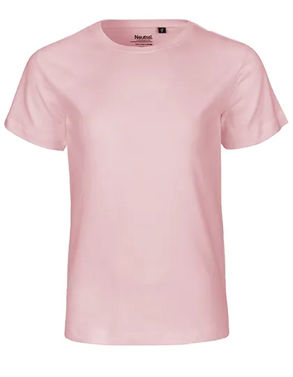 Kinder-T-Shirt aus Bio-Baumwolle in Light Pink