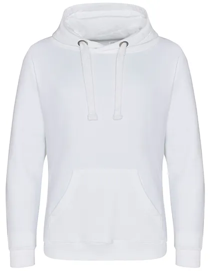 Schwerer Hoodie mit gefütterter Kapuze in Arctic White