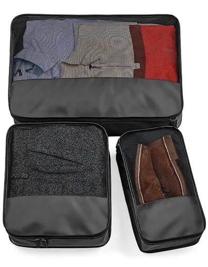 Packwürfel-Set mit Sichtfenstern, 3-teilig