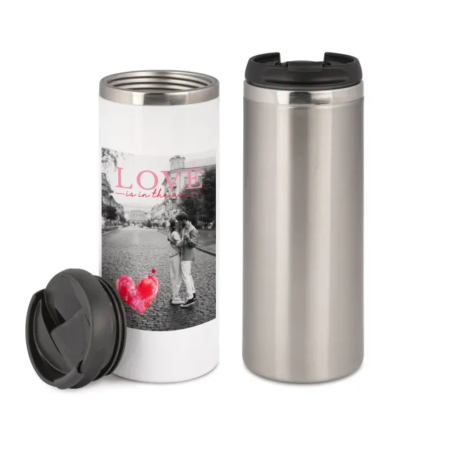Sublistar® Edelstahlbecher 12oz, div. Farben in Weiß