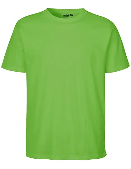 Klassisches Unisex-T-Shirt aus Bio-Baumwolle in Lime