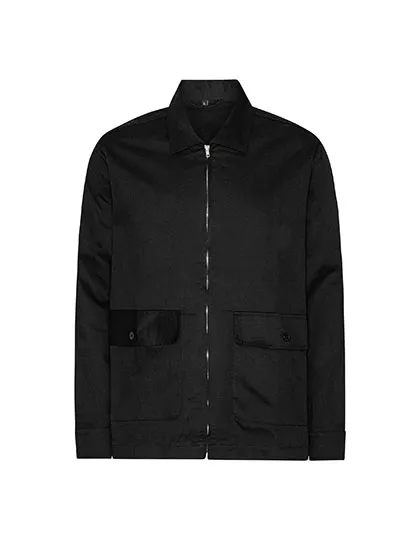 Jacke aus Bio-Baumwollmix mit Reißverschluss