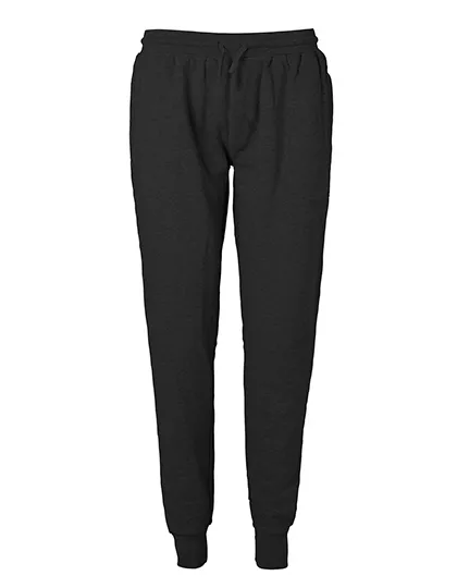 Bio-Baumwoll-Jogginghose mit Reißverschlusstaschen in Black