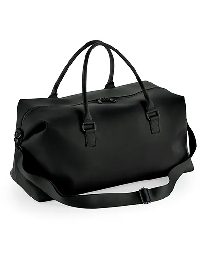 Reisetasche aus Kunstleder, 25 Liter in Black / Black