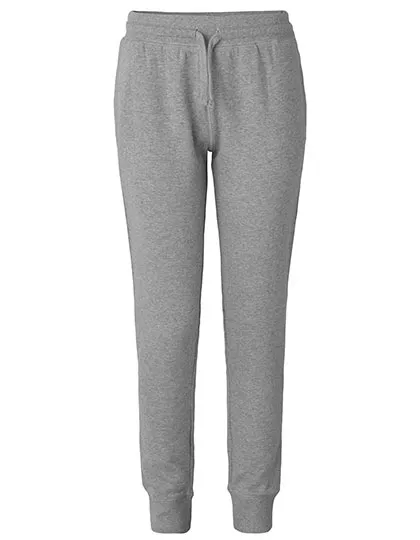 Kinder-Jogginghose aus Bio-Baumwolle mit Bündchen in Sport Grey