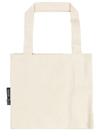 Kleine Tasche aus Bio-Baumwolle in Nature