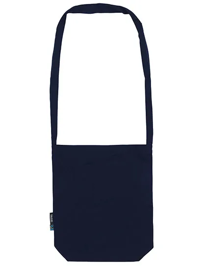 Umhängetasche aus Bio-Baumwolle in Navy