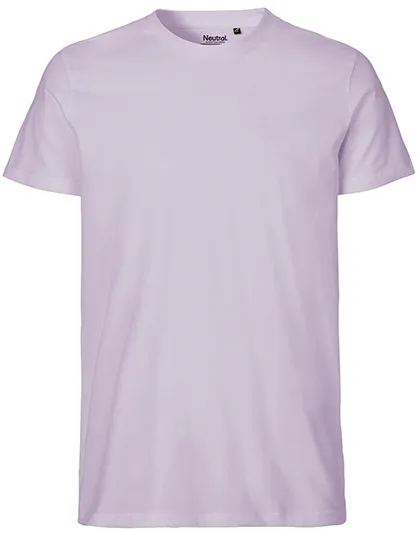 Herren-T-Shirt aus Bio-Baumwolle, moderner Schnitt in Dusty Purple